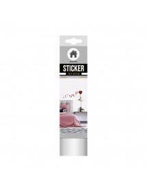 STICKERS FLEUR ROSE ROUGE