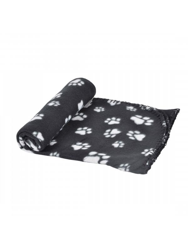Plaid noir pour chien : une couverture polaire confortable et