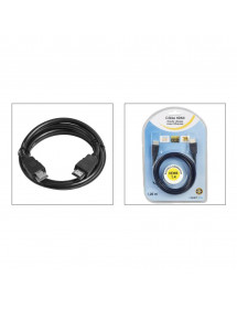 CABLE HDMI M/M 19 BROCHES 1,2M