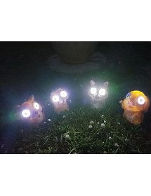 Lampe solaire led animal