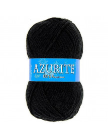 Pelote de fil à tricoter Azurite Noir x10