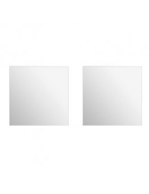 Miroirs carrés adhésifs 40 x 40 cm x2