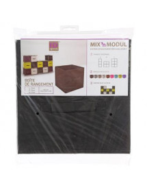 Cube de rangement 31 x 31 cm. noir : 5 Five Mix 'n modul