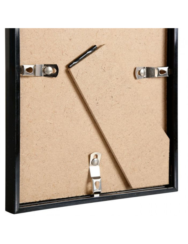 Cadre 3D Talon Space 40x60cm - Profond 15mm - Bois Massif - Vitre Synthétique - Présentation Objets