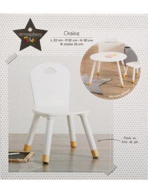 CHAISE DOUCEUR BLANC